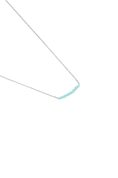Necklace Beads Row Blue Gold Color Standard h5 Picture2